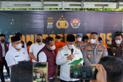 Polres Batu Bara Musnahkan 10 Kg Sabu dan Puluhan Ekstasi, 7 Tersangka Diamankan