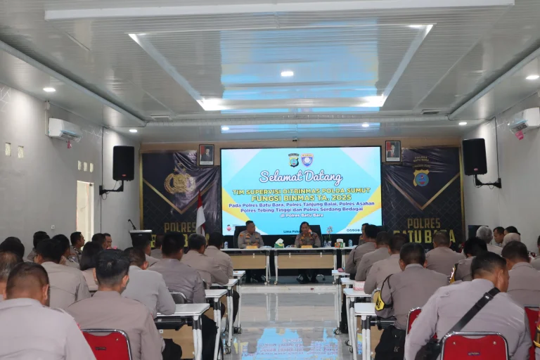 Kapolres Batu Bara Sambut Tim Supervisi Ditbinmas Polda Sumut