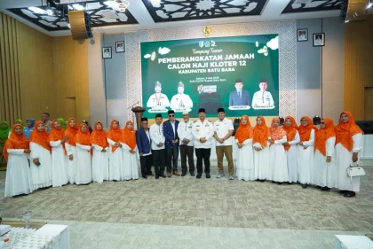 Bupati Batu Bara Bekali Jemaah Haji dengan Doa dan Makanan Khas Daerah