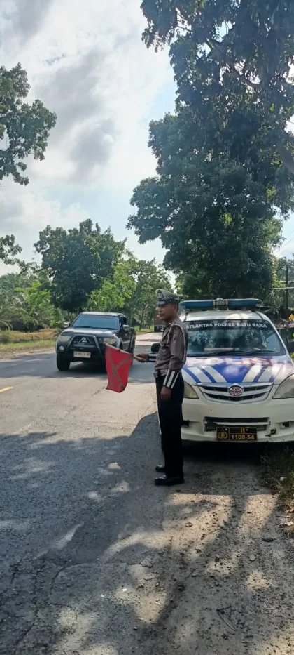 Patroli Sore Satlantas Batu Bara Sasar Titik Rawan Kecelakaan dan Kemacetan