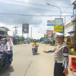 Sat Lantas Polres Batu Bara Atur Lalu Lintas di Titik Vital, Pastikan Keselamatan Pengendara